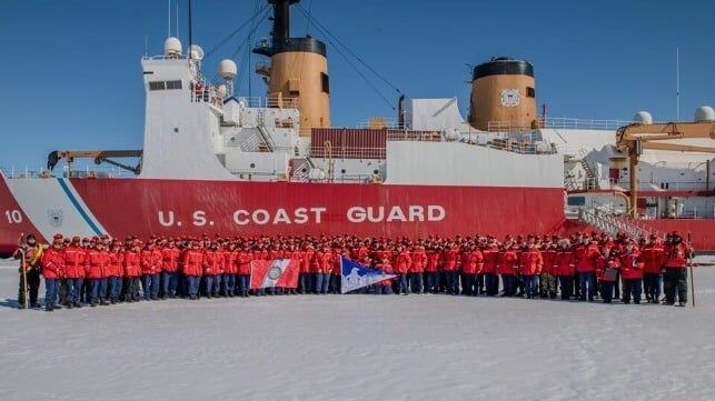 America's Only Heavy Icebreaker Soldiers On Through Antarctic Mission