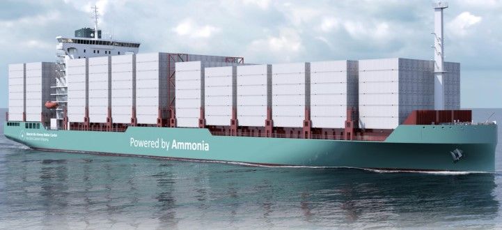 Ammonia-Fueled Containership Design Marks Milestone with Two AiP Awards