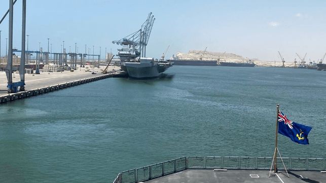 As Conflict Heats Up in Iran, Royal Navy Carrier Continues Eastward