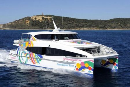 Australia: Incat Crowther Launches, Tests and Delivers 24m Catamaran Ferry Fantasea Sunrise