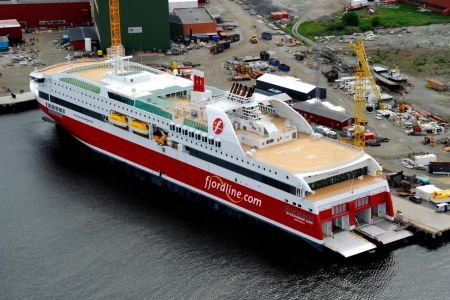 Bergen Group Christens Fjord Line’s New Cruise Ferry (Norway)