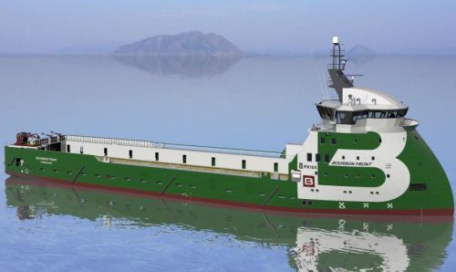 Bourbon Front PSV Leaves Zhejiang Shipyard, China