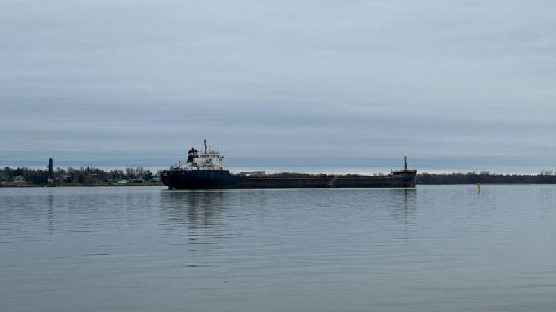 Bulker Expected to be Stuck for Days After Grounding in St. Lawrence