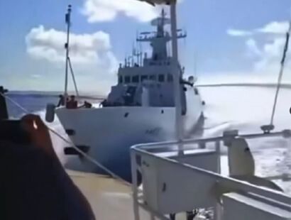 China Coast Guard Appears to Run MOB Search After Collision