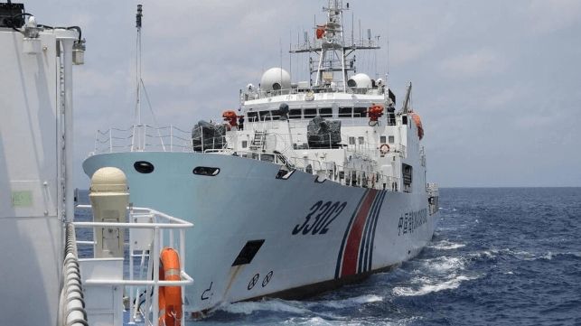 China Coast Guard Cutter Nearly Hits Philippine Patrol Vessel Head-On