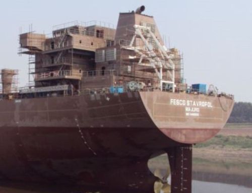 China: Qingshan Shipyard Launches Bulk Carrier for FESCO Group