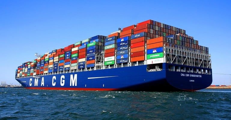 CMA CGM Vessel on MV Losses 99 Containers During Storm off South Africa