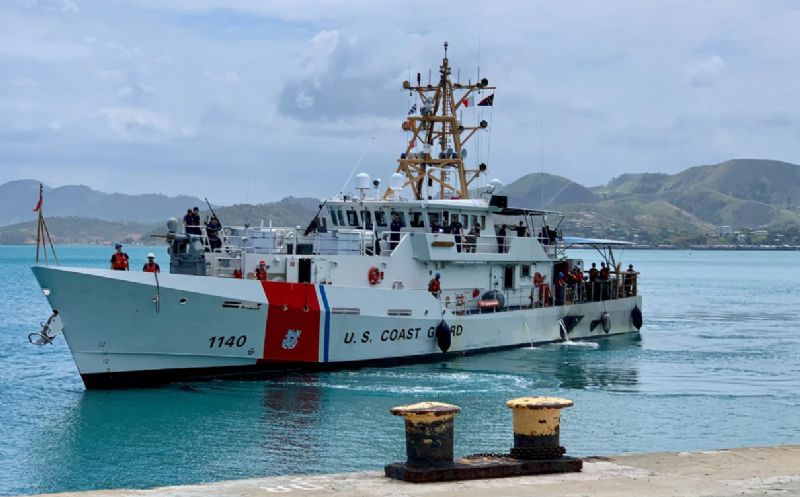 Coast Guard Boat Crew Shoots Out Engine of Migrant Smuggling Boat