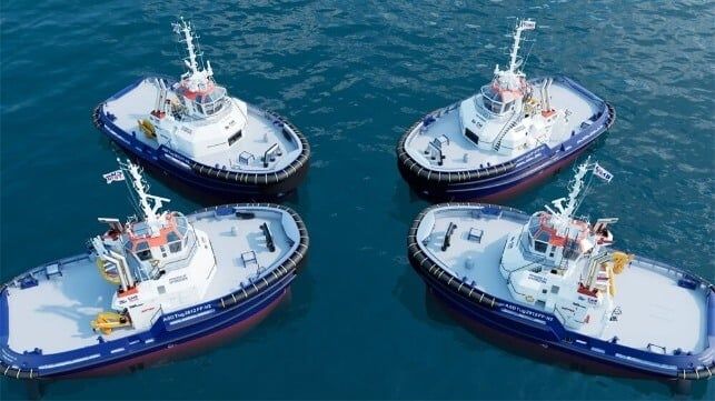 Damen and Saverys to Build Four Large Hydrogen Dual-Fuel Tugs