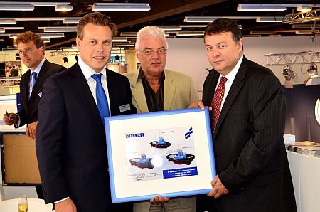 Damen Shipyards, Smit Lamnalco Ink Tug Boats Deal at SMM 2012