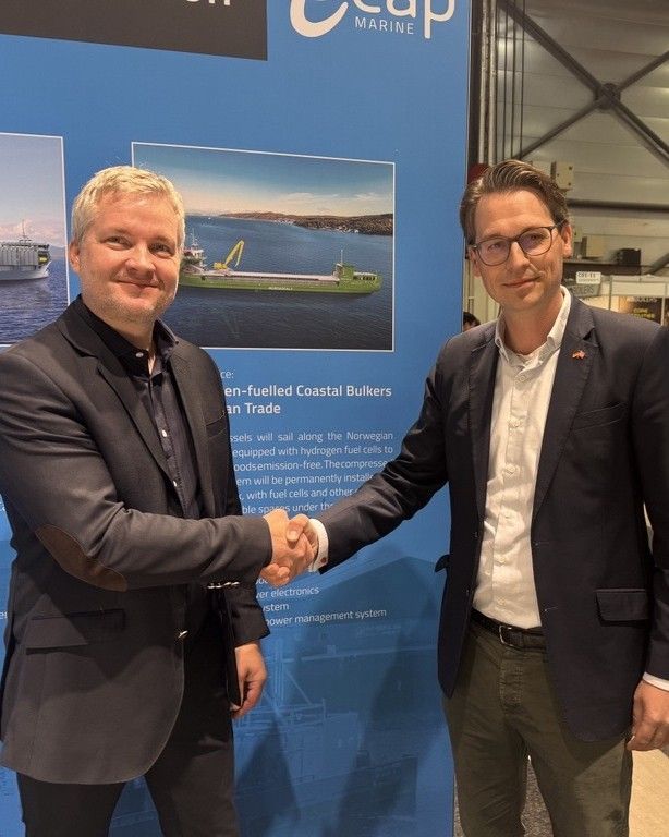 eCap Marine to provide hydrogen power solutions to Samskip and Møre Sjø vessels
