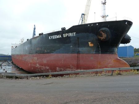 Finland: Turku Repair Yard Performs Emergency Repair of Tanker Kyeema Spirit