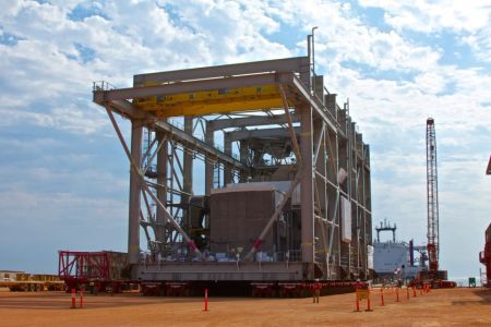 First Gas Turbine Generator in Place