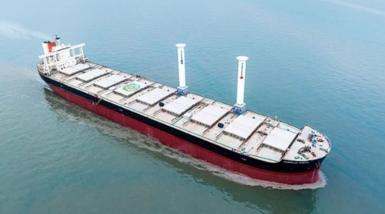 First Rotor Sails Retrofitted to MOL Capesize Bulker Operating for Vale