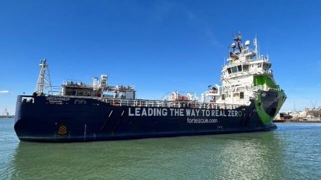 Fortescue Brings Ammonia-Powered PSV to UK Ahead of IMO Meetings