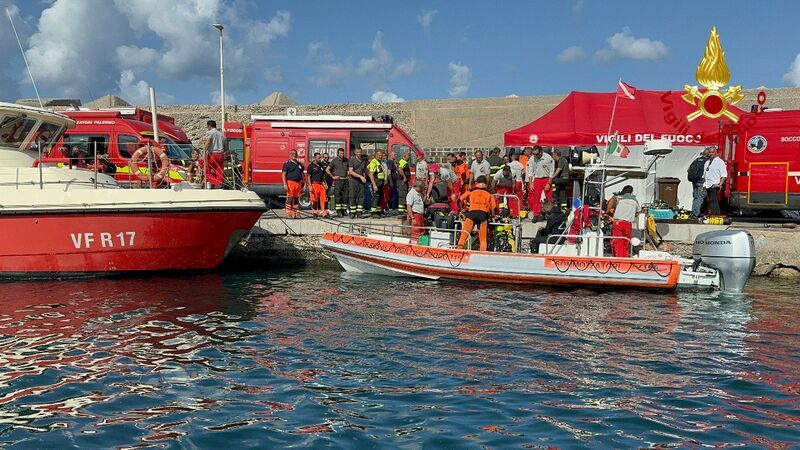 Four More Bodies Found in Wreck of Sunken Superyacht off Sicily