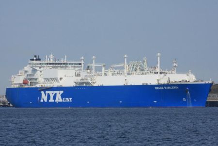 GDF SUEZ Charters NYK’s LNG Carrier ‘Grace Barleria’