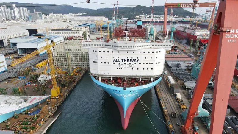 HD Hyundai and Maersk Cooperate on Researching Decarbonization Technology