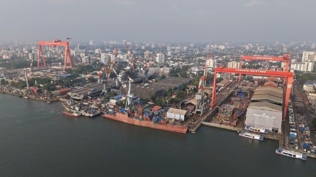 HD Hyundai Partners Up With Indian Shipbuilder Cochin