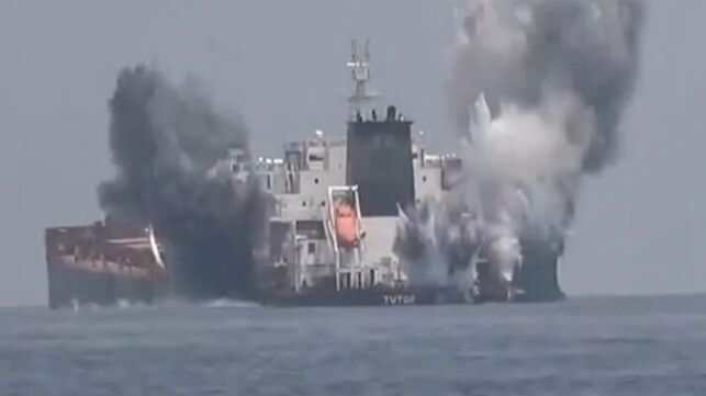 Houthis Confirm Boarding Tutor While Threatening Another Ship in Escalation