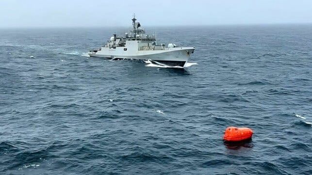 Indian Navy Rescues Nine Crew from Tanker Capsized off Oman