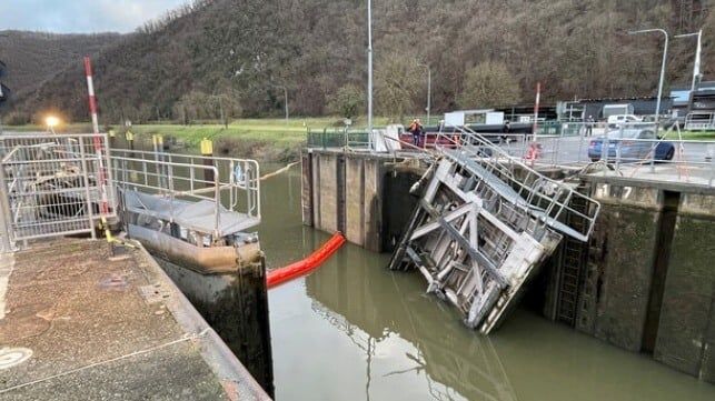 Inland Cargo Ship that Destroyed Moselle Lock was on Autopilot