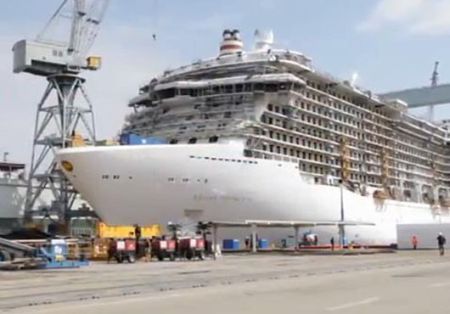 Italy: Fincantieri Floats Out Cruise Ship ‘Regal Princess’ (VIDEO)