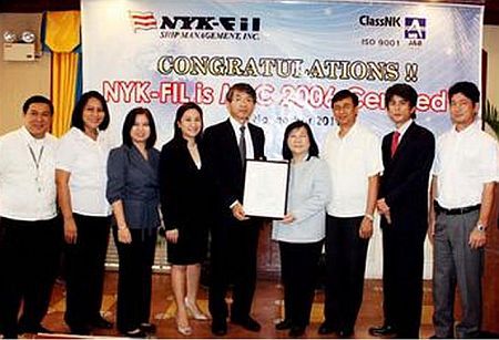 Japan: NYK-Fil Obtains MLC 2006 Certification