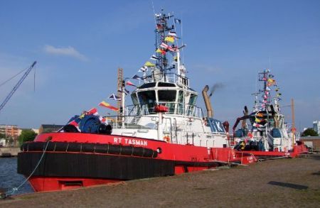 Kotug Christens Two Latest Generation RotorTugs in Bremerhaven, Germany