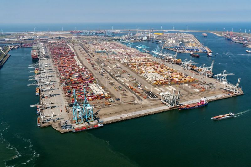 Labor Slowdown Creates Long Delays at Rotterdam Container Terminal