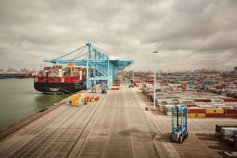 Labor Slowdown Creates Long Delays at Rotterdam Container Terminal