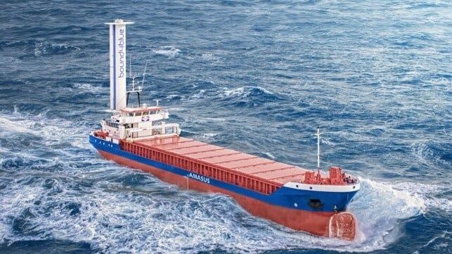 Largest Suction Sail System to be Installed on General Cargo Vessel