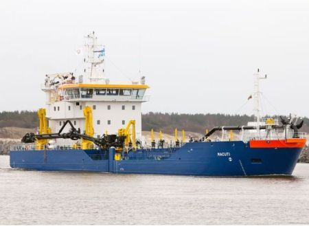 Lithuania: Western Baltija Shipbuilding Delivers Dredger ‘Macuti’