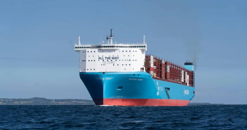 Maersk Names Fourth Methanol-Fueled ULCV at Port of LA