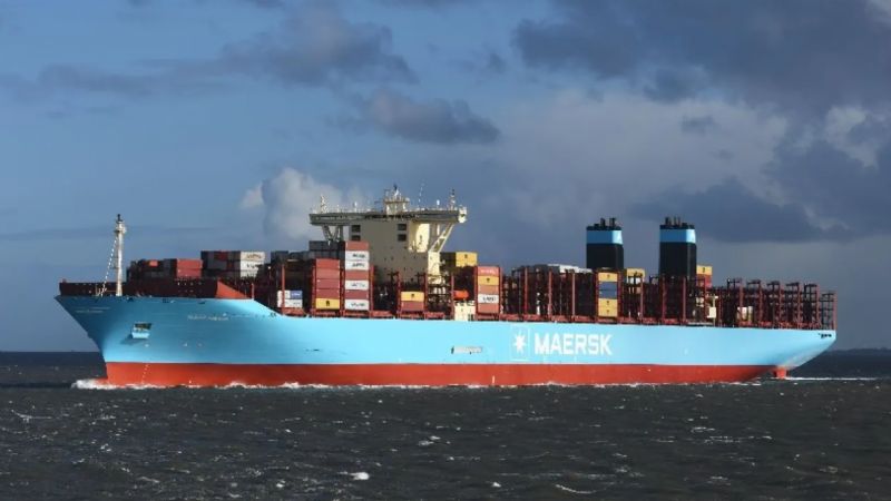 Marie Maersk Resumes Voyage with No Visible Damage From Container Fire