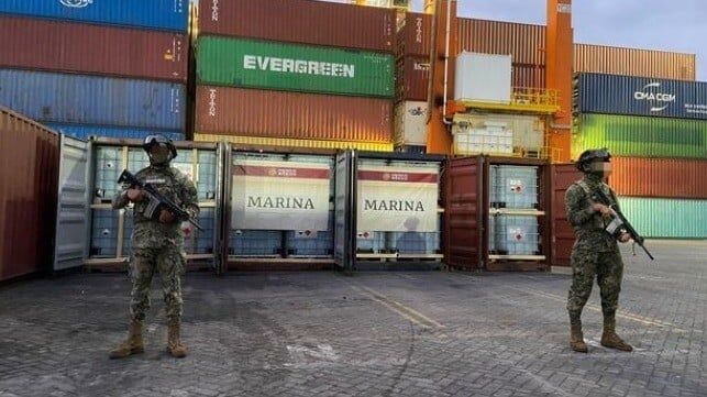 Mexican Navy Starts Cracking Down on Imports of Meth Ingredients