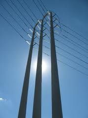 Minister oversees fall of electricity towers in Cairngorms National Park