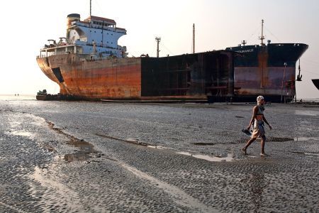 MONTHLY LIST OF VESSELS BEACHED AT THE INDIAN DEMOLITION YARDS