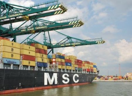 MSC Moves to the Deurganck Dock