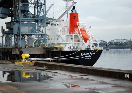 MV Queen Asia Visits Port of Vancouver on her Maiden Voyage to USA