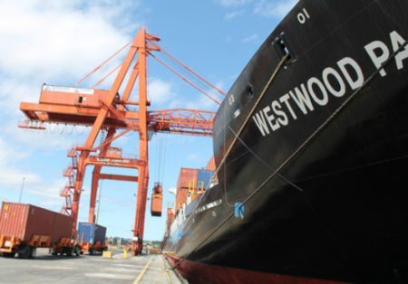 Nanaimo Berths First Container Ship