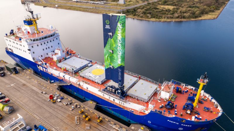 Nuclear Transport Ship to Test UK’s First Rigid Sail