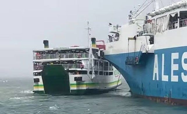 Philippine Ferry Hits Vessel in Docking Accident