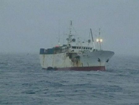 Repair of Fishing Vessel Sparta Continues, Antarctica