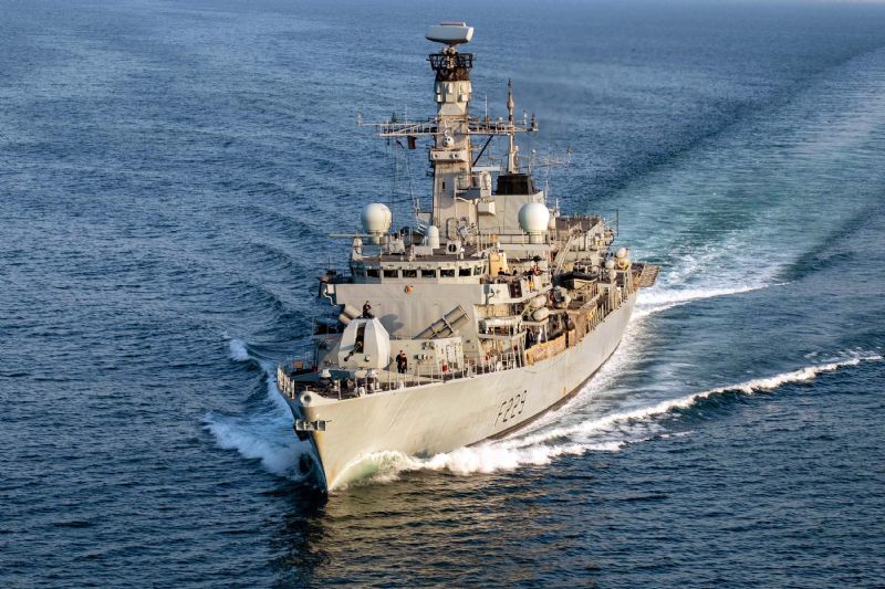 Royal Marines Shoot Out the Engine of Smuggling Boat in Gulf of Oman