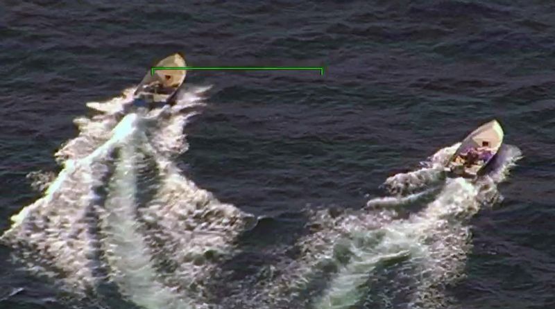 Royal Marines Shoot Out the Engine of Smuggling Boat in Gulf of Oman