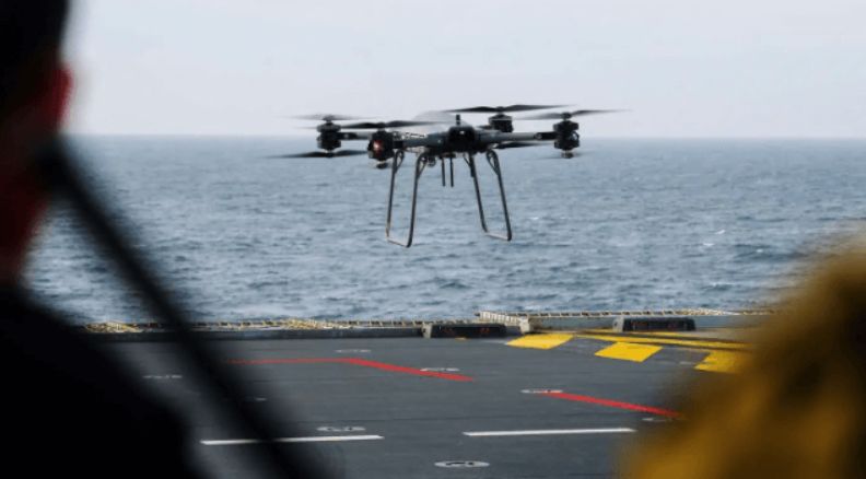 Royal Navy Carrier Puts Cargo Drones Into Operational Use