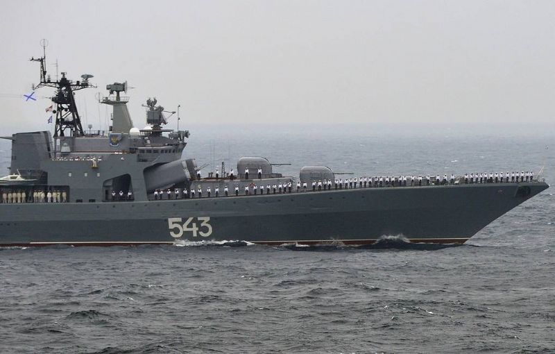 Russian Navy Flotilla Conducts Exercises in the Red Sea