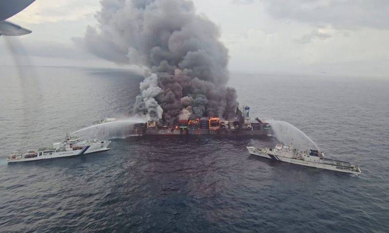 Salvage of Fire-Damaged Wan Hai 503 Faces Operational Challenges