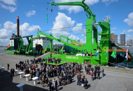 The Netherlands: DEME – Naming of Ocean-Going Rock Cutter Dredge ‘Ambiorix’